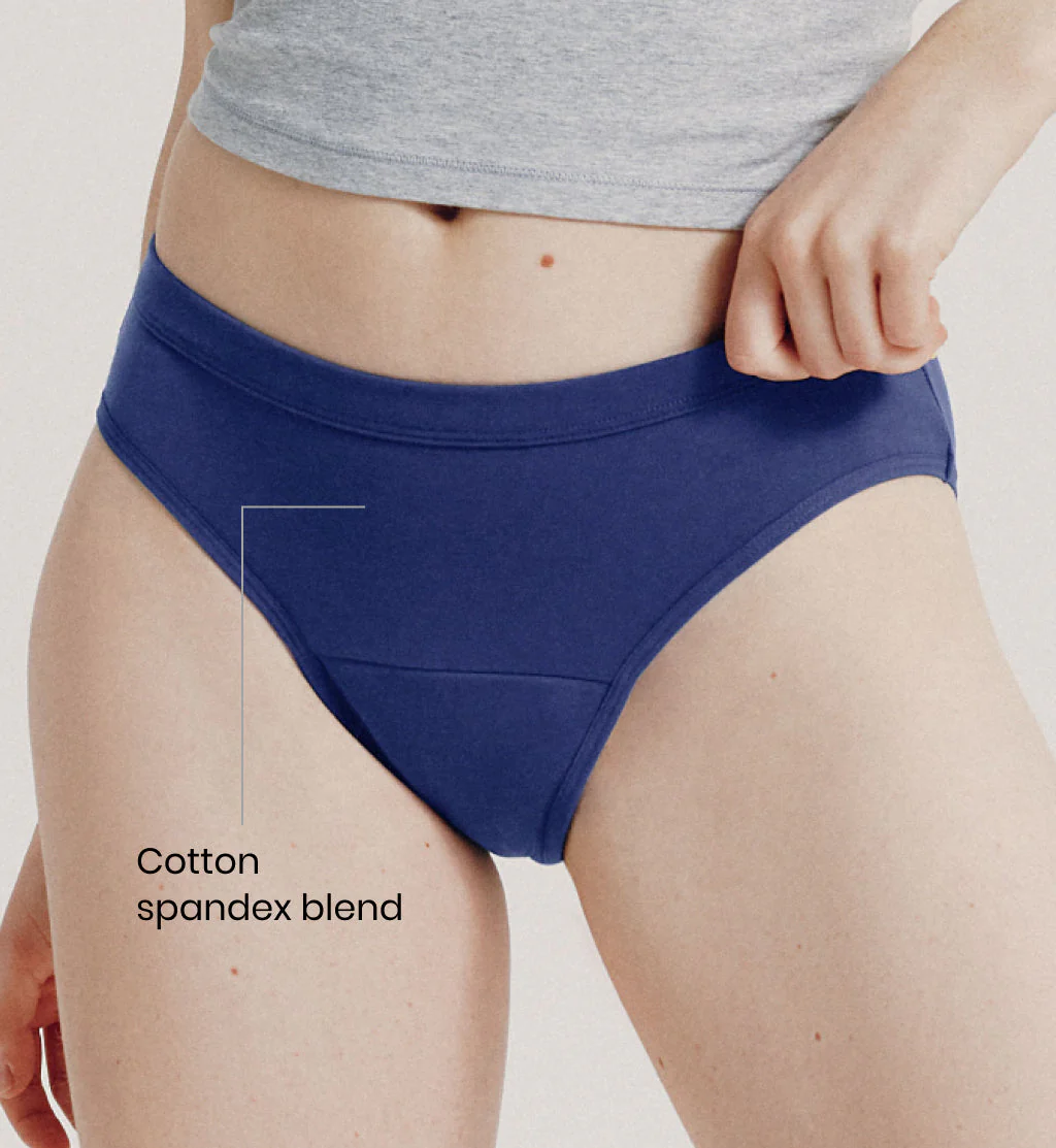 Leakproof Cotton Underwear Bikini 3-Pack - Image 5