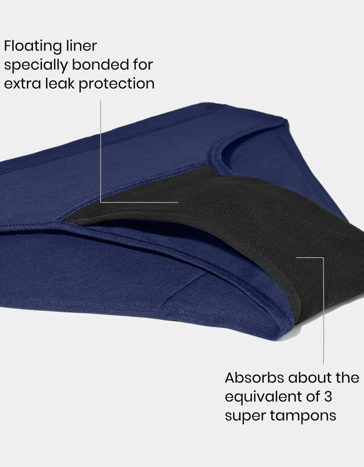 Leakproof Cotton Underwear Bikini 3-Pack - Image 6