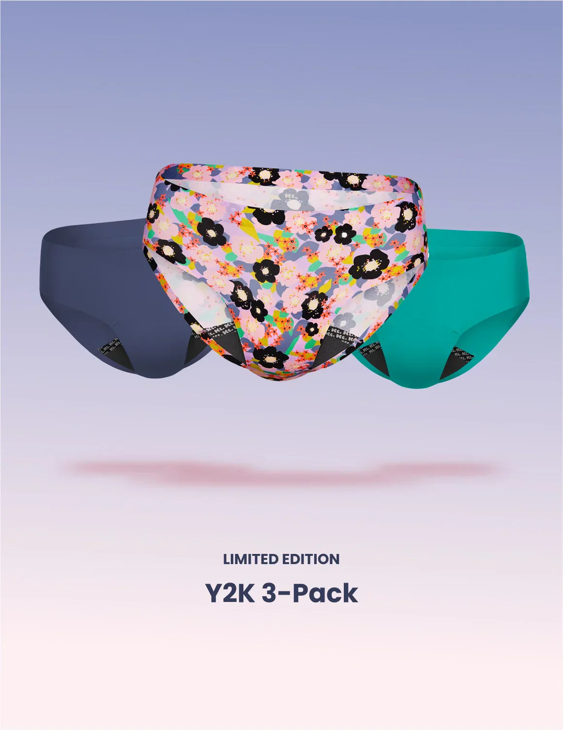 Leakproof UltraThin No-Show Bikini 3-Pack - Image 16