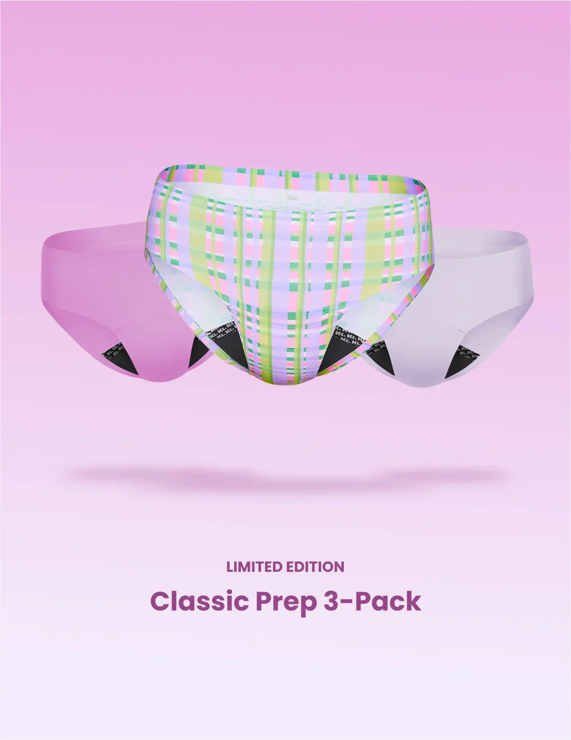 Leakproof UltraThin No-Show Bikini 3-Pack - Last Call - Image 11
