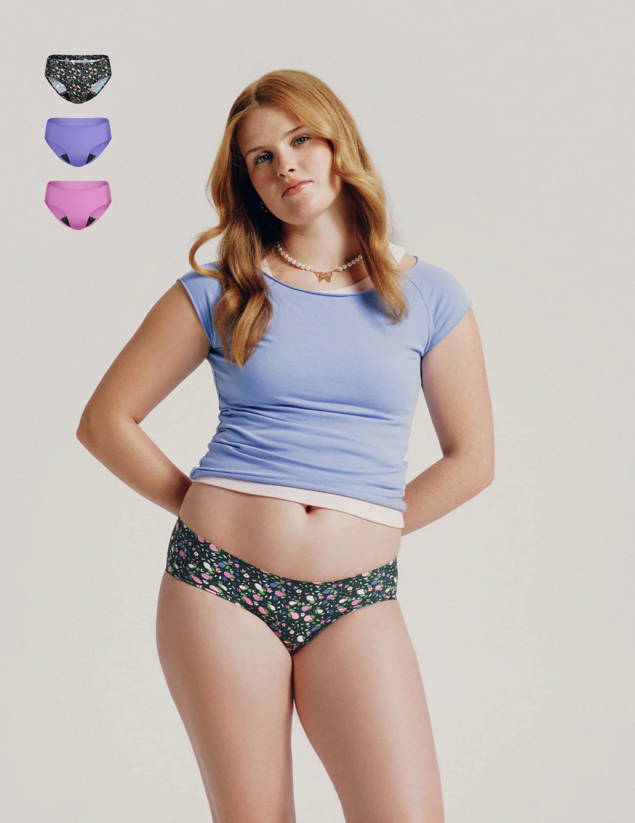 Leakproof UltraThin No-Show Bikini 3-Pack - Last Call - Image 13