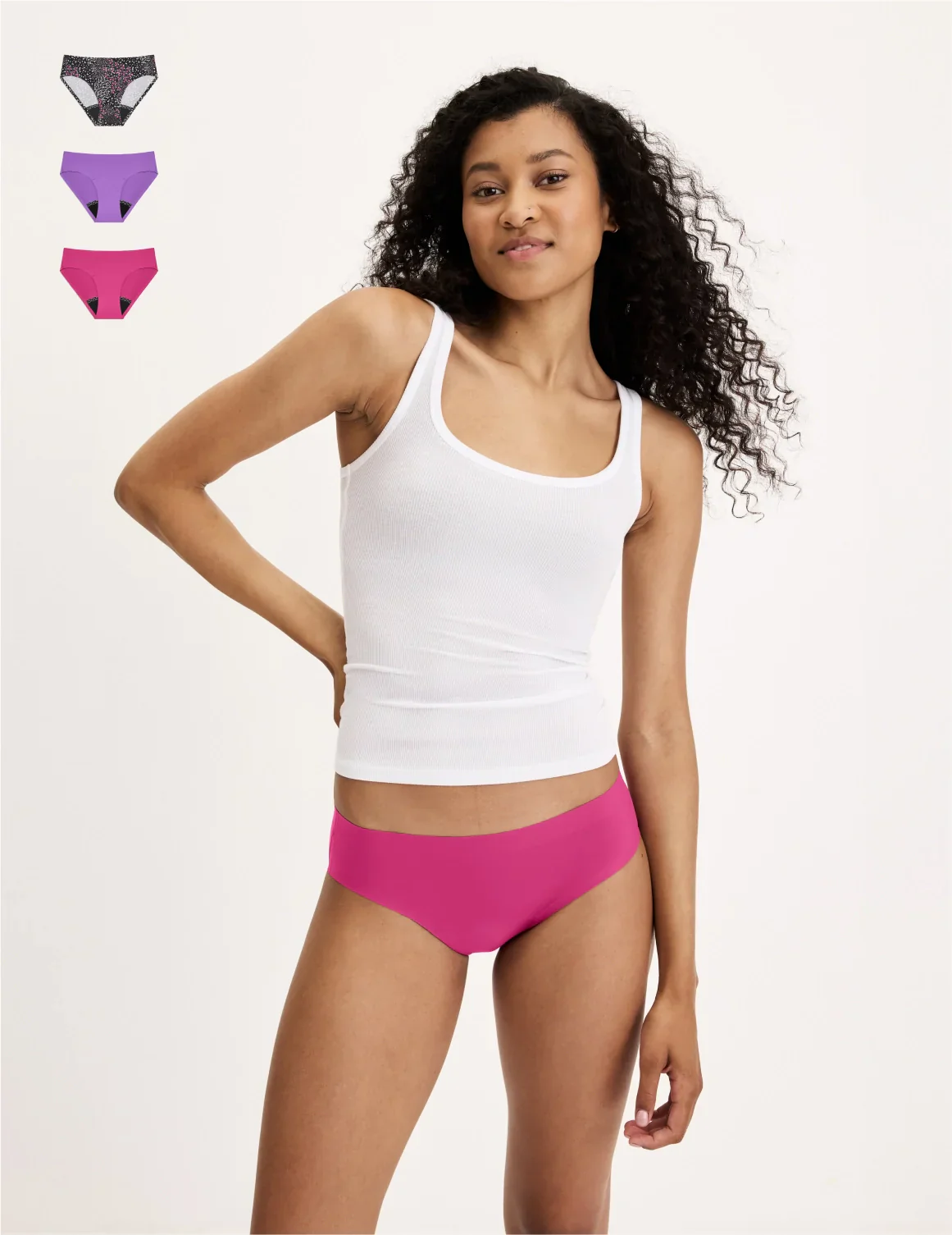 Leakproof UltraThin No-Show Bikini 3-Pack - Last Call - Image 35