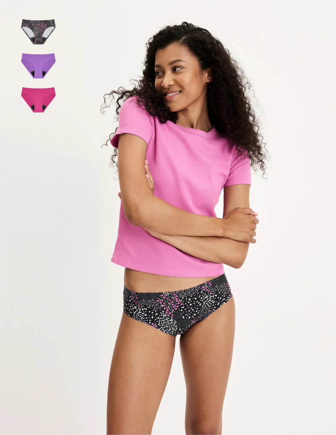 Leakproof UltraThin No-Show Bikini 3-Pack - Last Call - Image 36