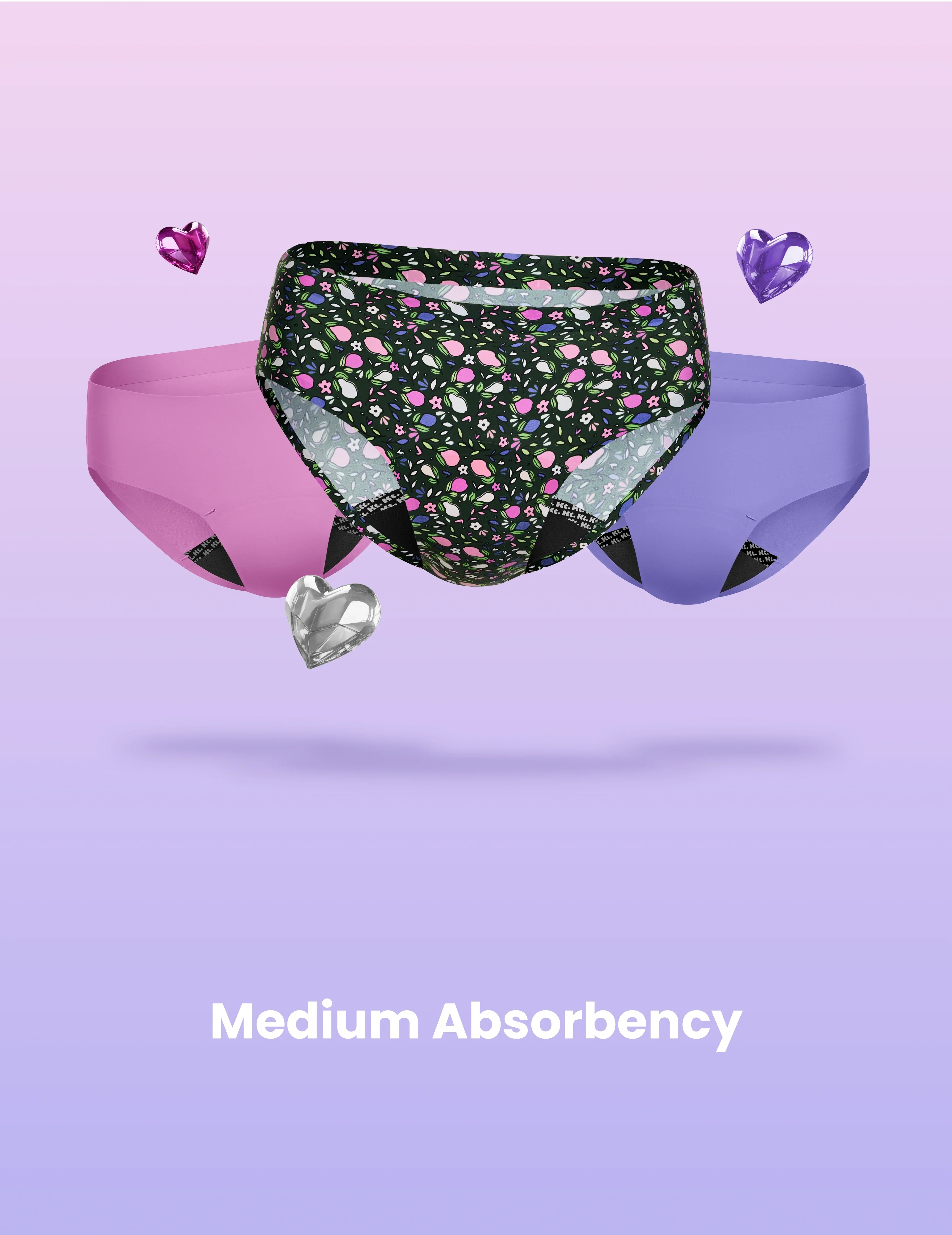 Leakproof UltraThin No-Show Bikini 3-Pack - Last Call - Image 5