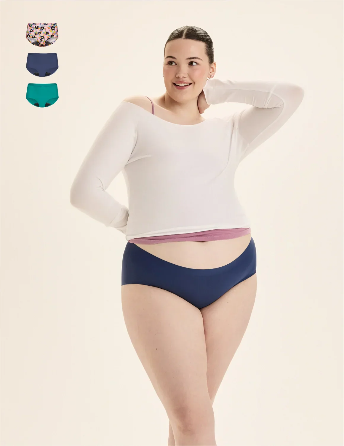 Leakproof UltraThin No-Show Boyshort 3-Pack - Image 18
