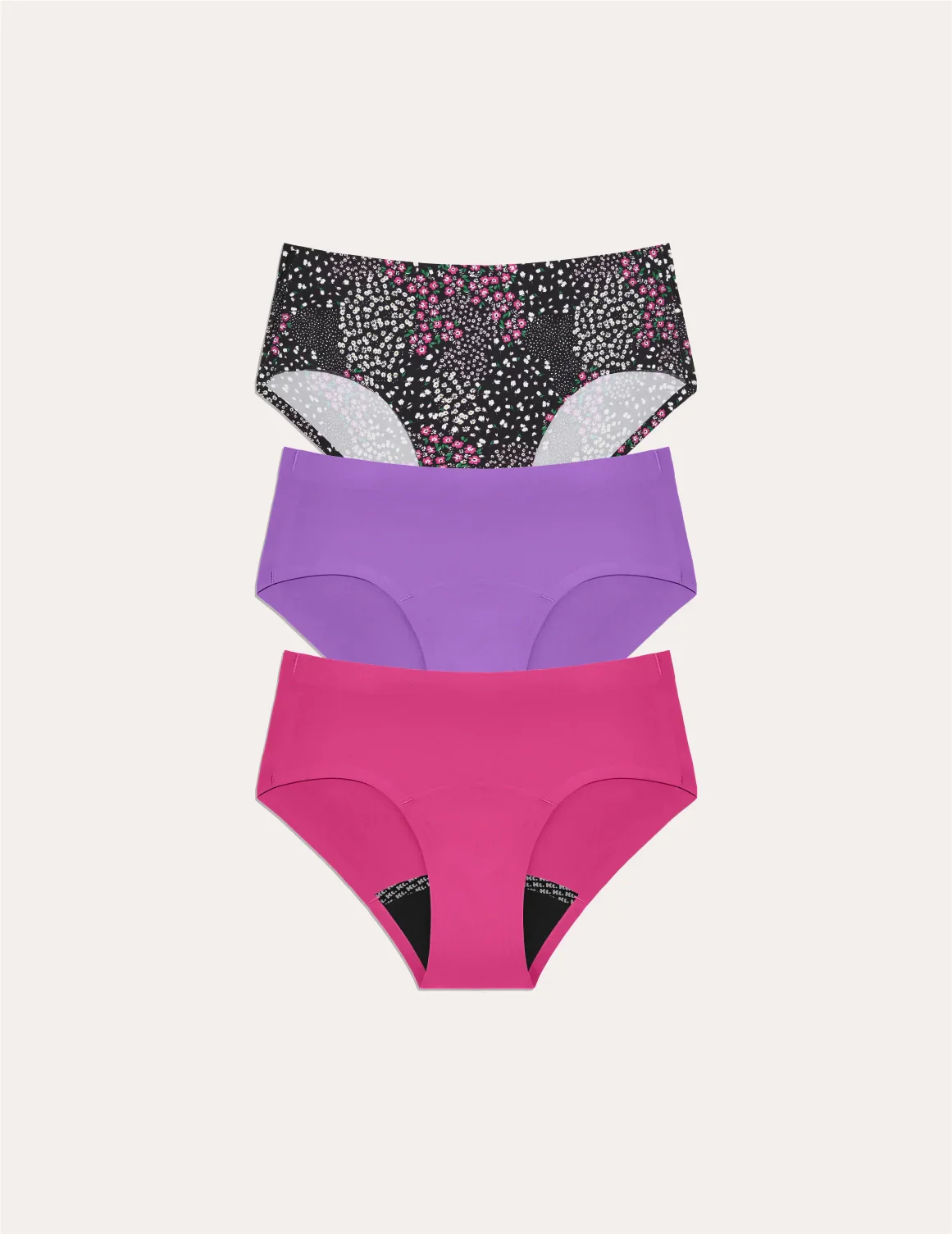 Leakproof UltraThin No-Show Boyshort 3-Pack - Image 35