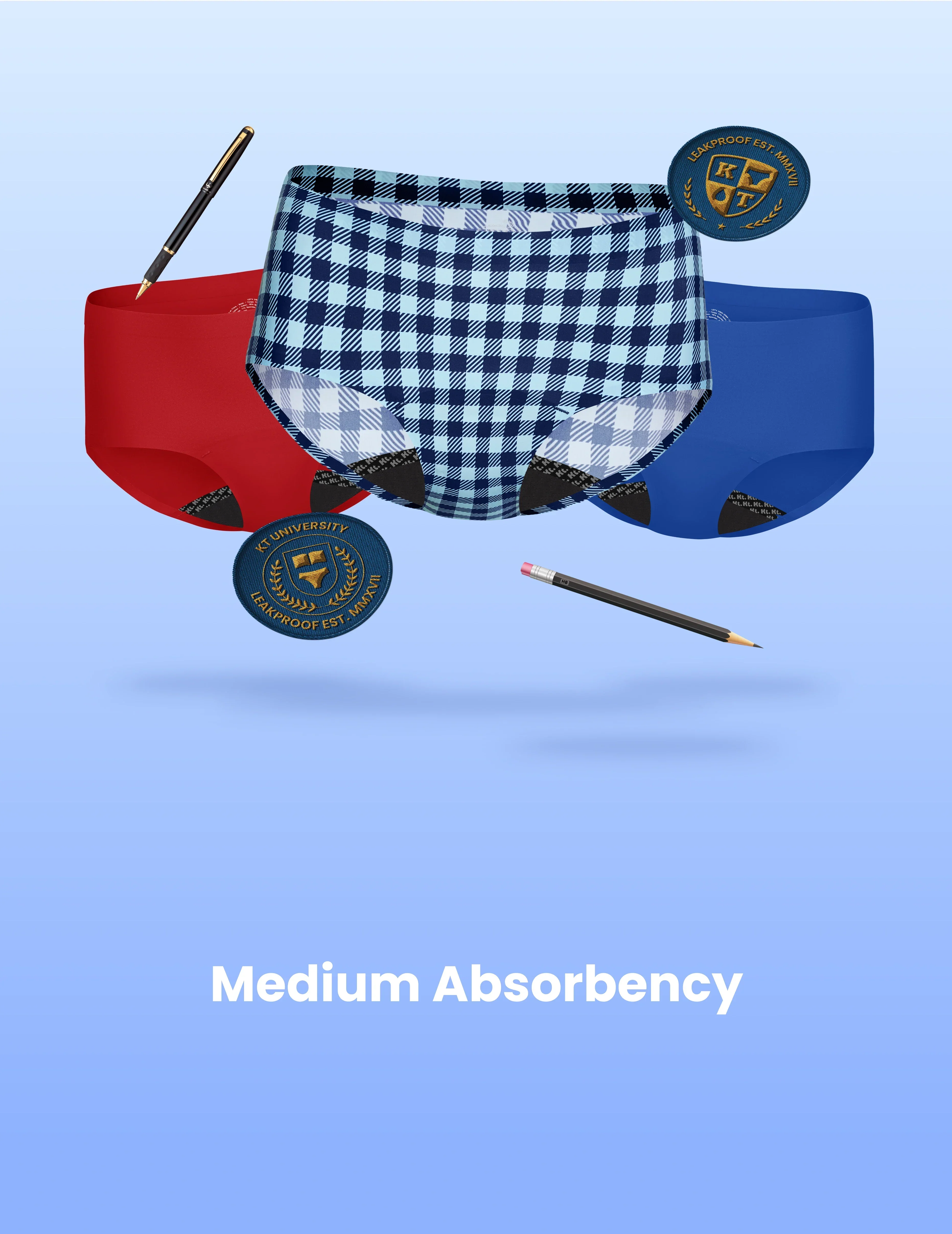 Leakproof UltraThin No-Show Boyshort 3-Pack - Image 9