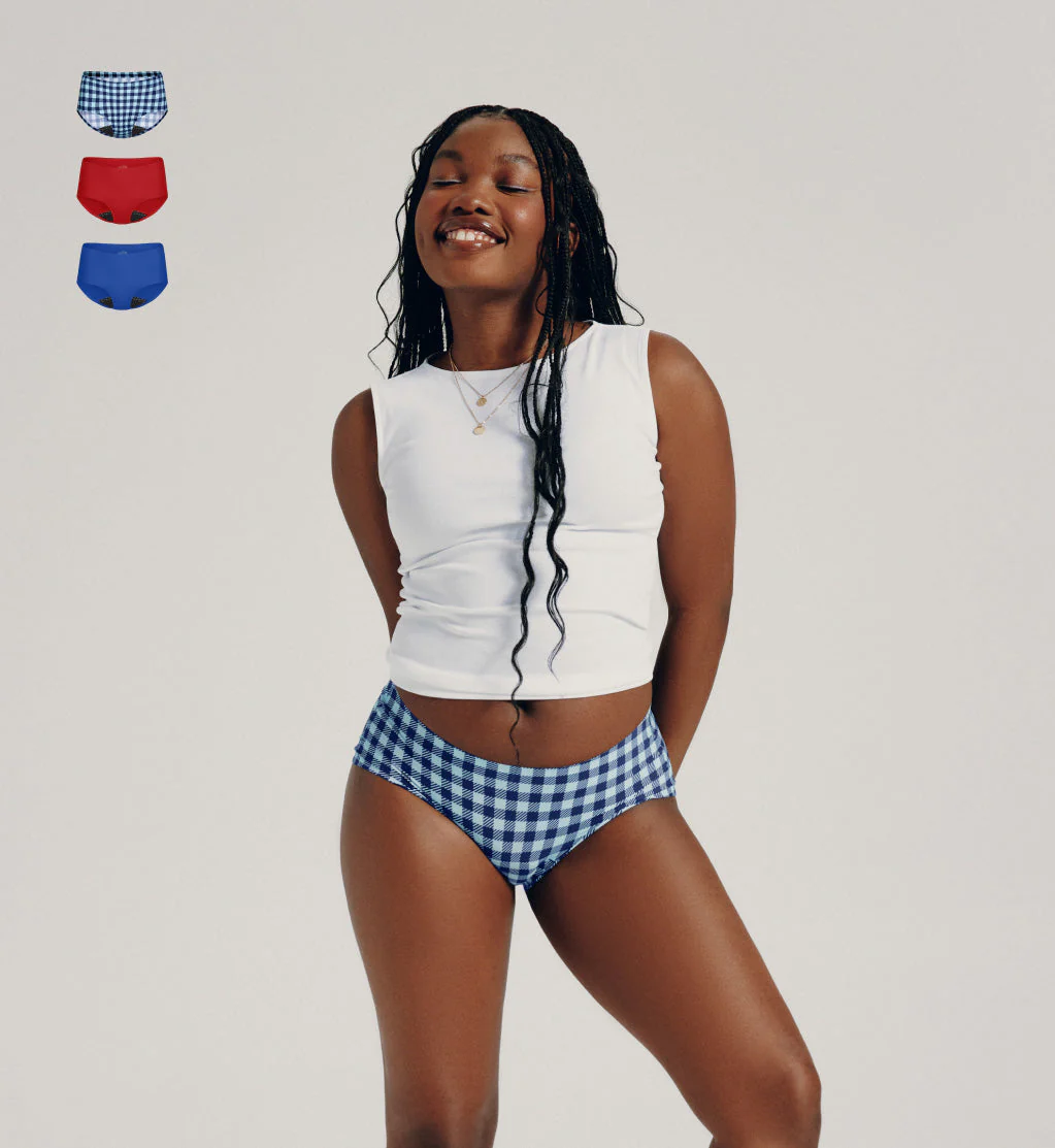 Leakproof UltraThin No-Show Boyshort 3-Pack - Image 29