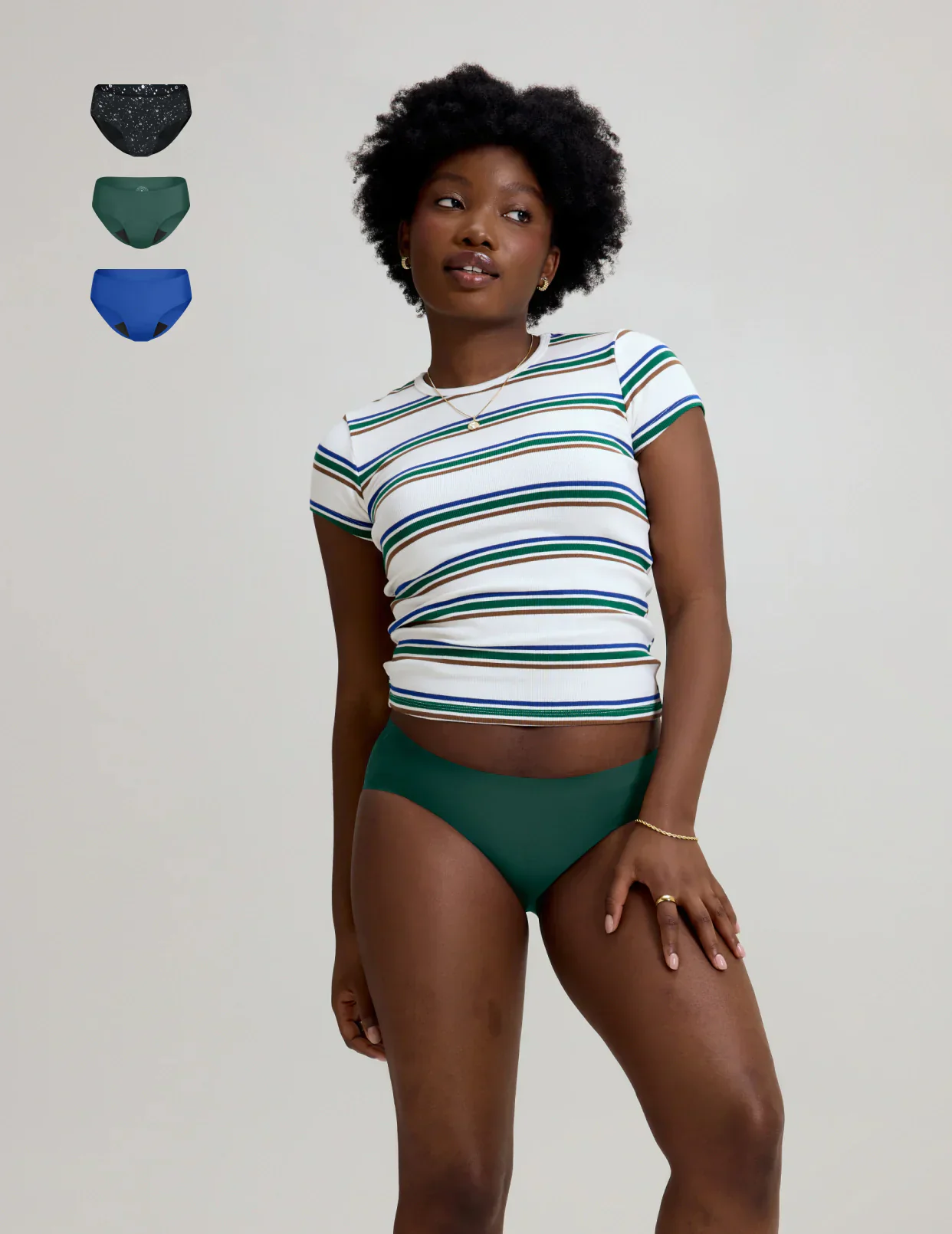 Light Leakproof No-Show Bikini 3-Pack - Image 6