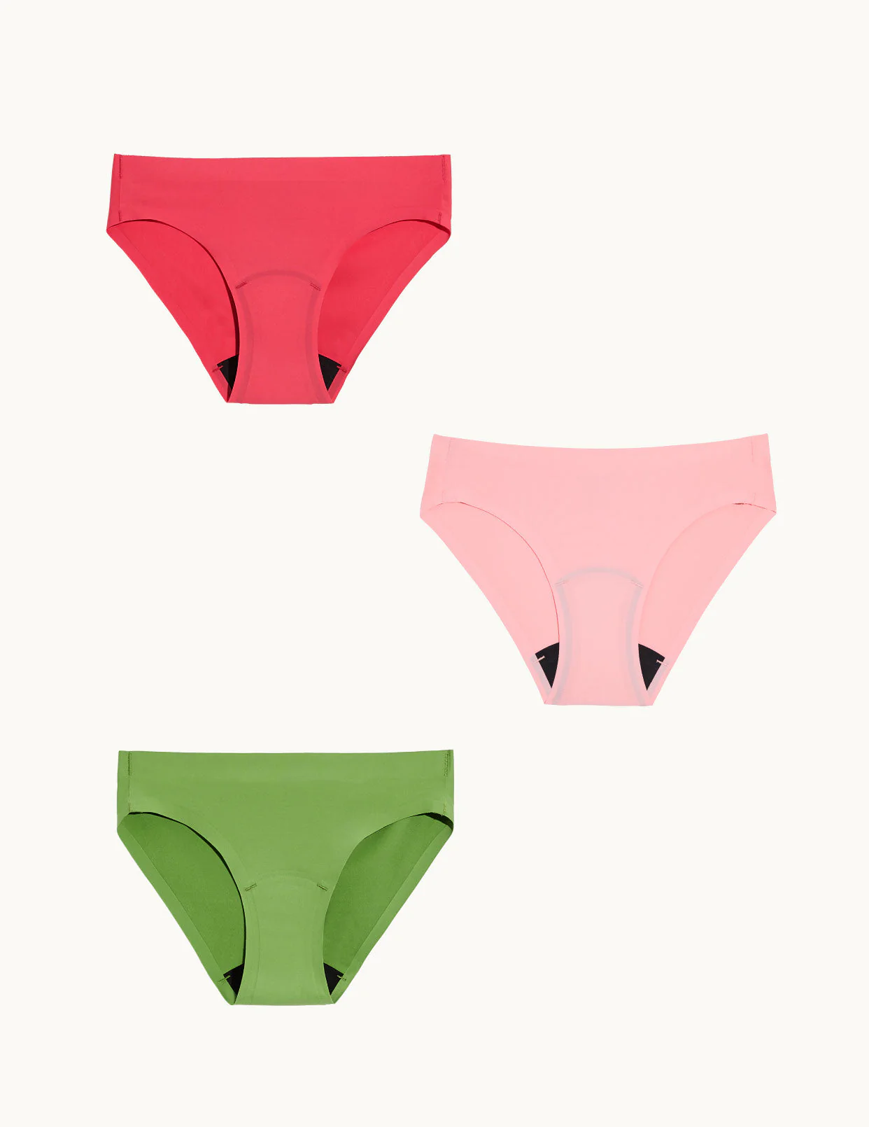 Light Leakproof No-Show Underwear Bikini 3-Pack - Last Call - Image 10