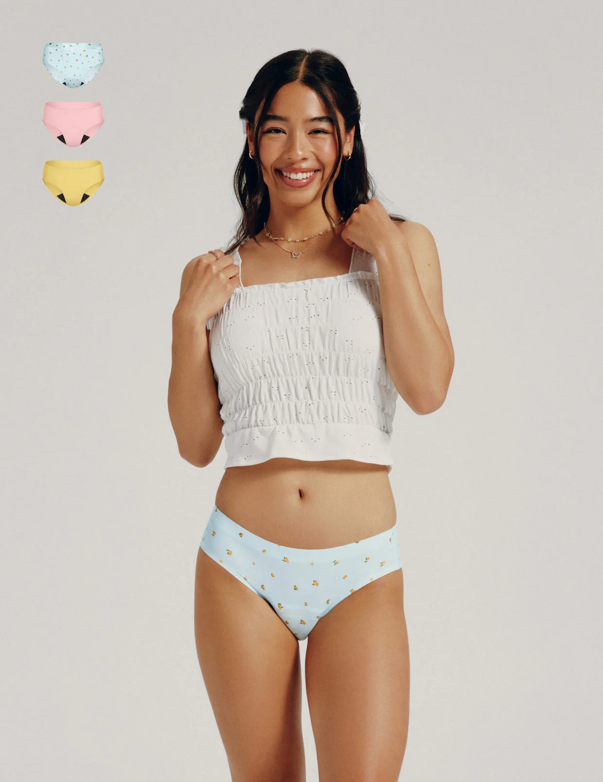 Light Leakproof No-Show Underwear Bikini 3-Pack - Last Call - Image 15