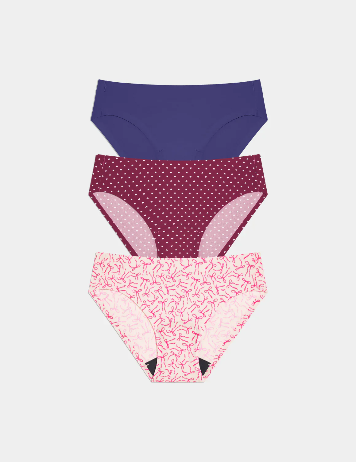 Light Leakproof No-Show Underwear Bikini 3-Pack - Last Call - Image 48