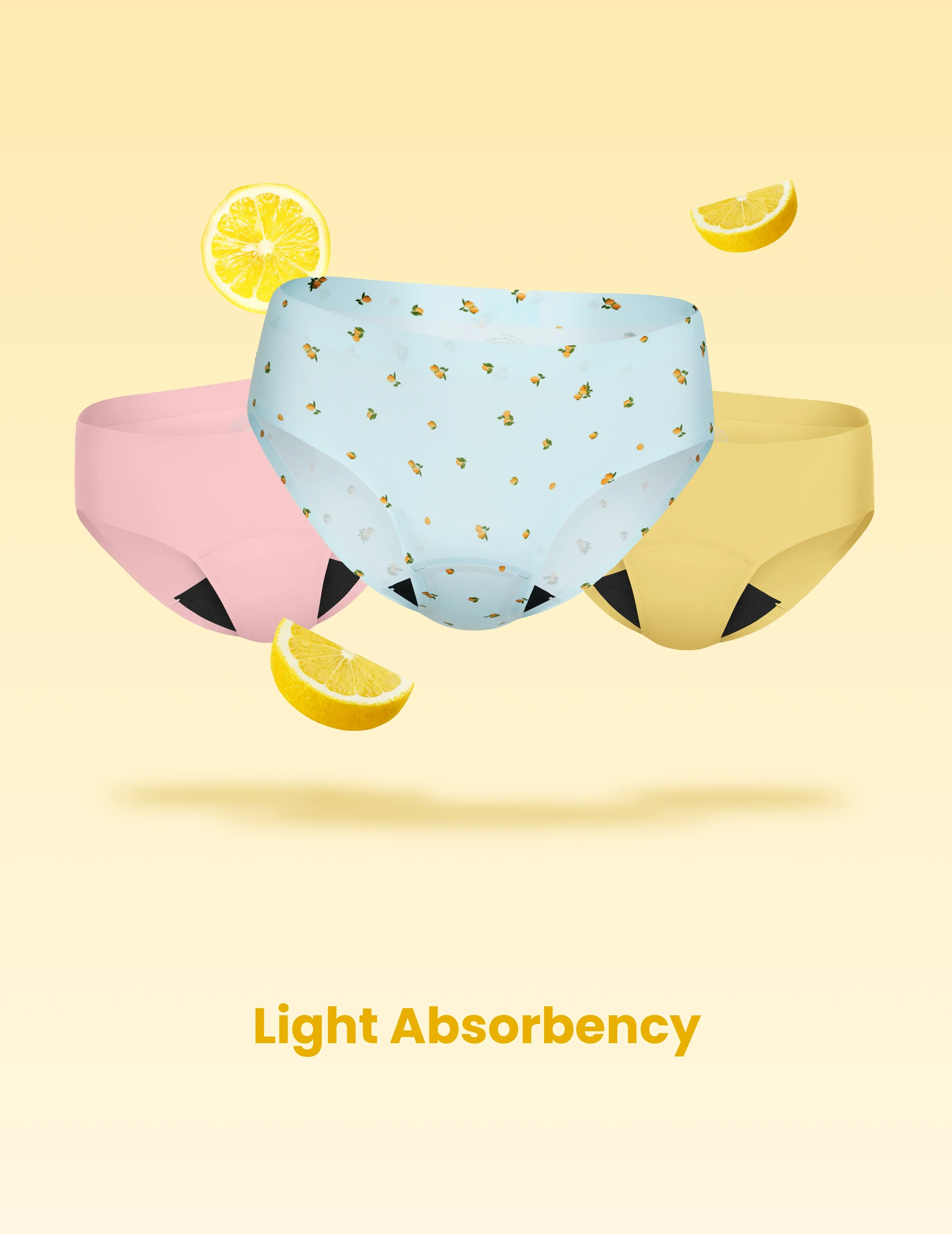 Light Leakproof No-Show Underwear Bikini 3-Pack - Last Call - Image 6