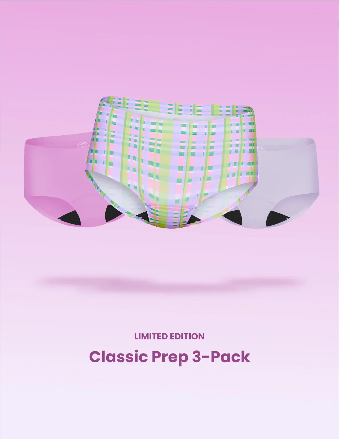 Light Leakproof No-Show Boyshort 3-Pack - Last Call - Image 11