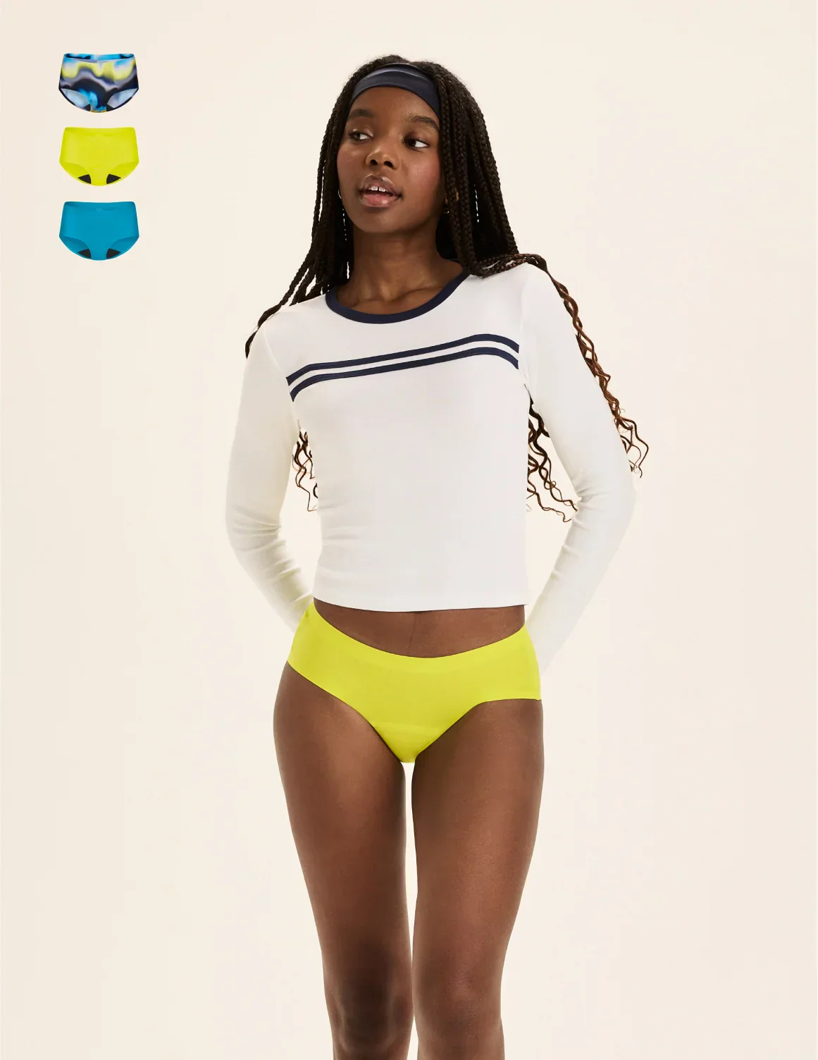 Light Leakproof No-Show Boyshort 3-Pack - Last Call - Image 21