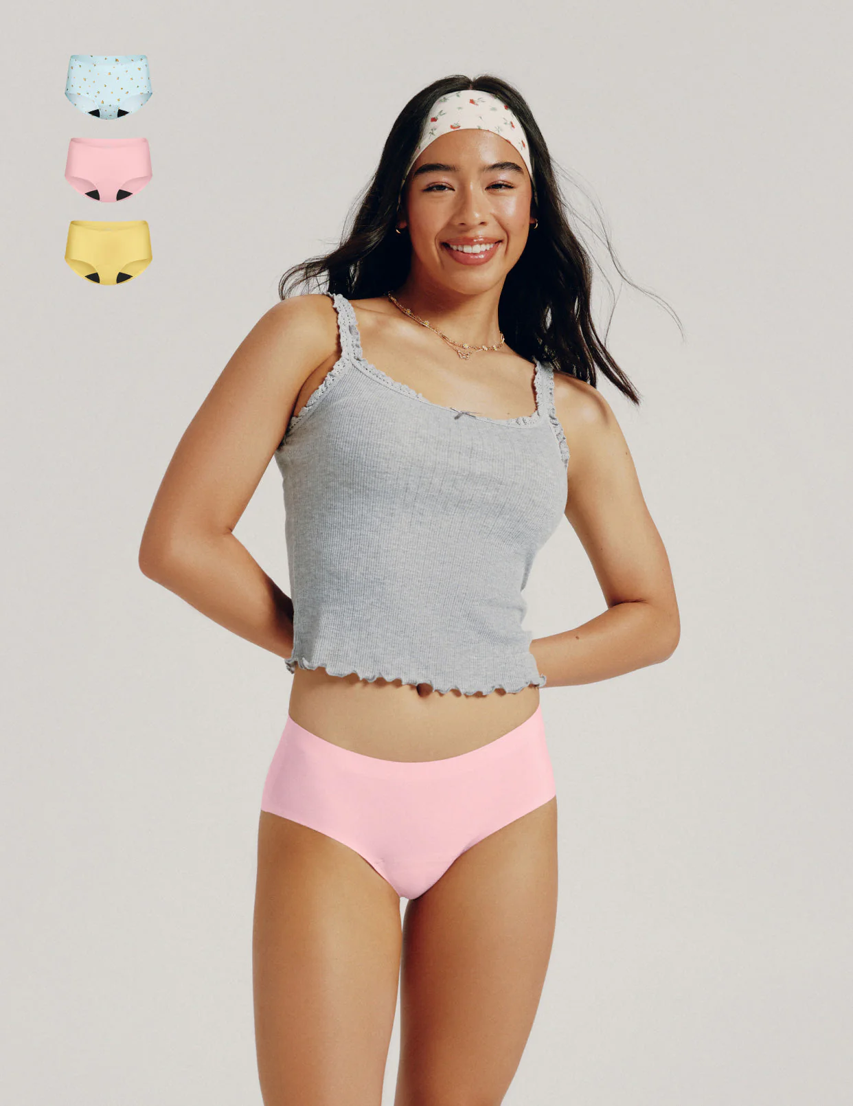 Light Leakproof No-Show Boyshort 3-Pack - Last Call - Image 24