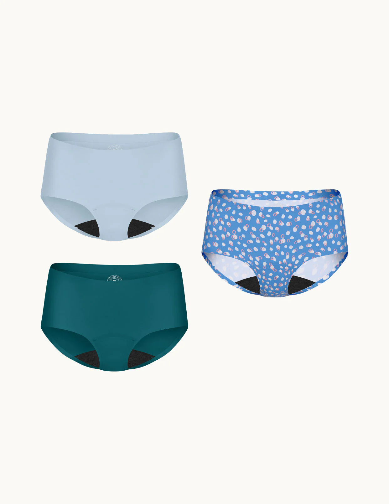 Light Leakproof No-Show Boyshort 3-Pack - Last Call - Image 44