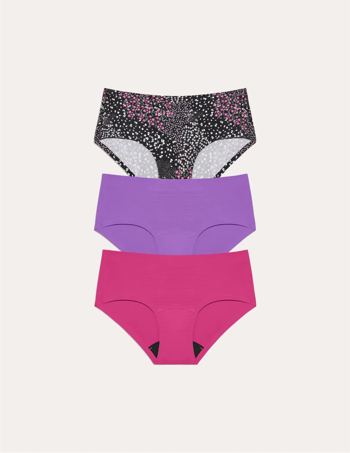 Light Leakproof No-Show Boyshort 3-Pack - Last Call - Image 47