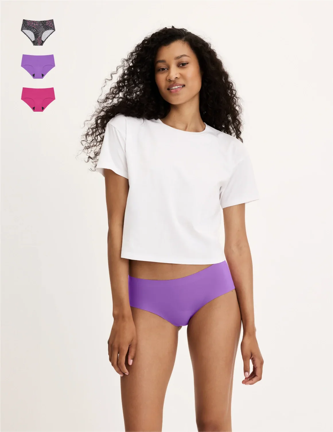Light Leakproof No-Show Boyshort 3-Pack - Last Call - Image 48
