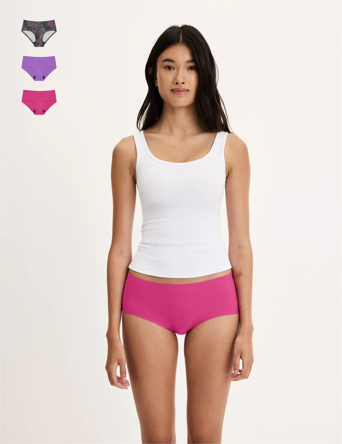 Light Leakproof No-Show Boyshort 3-Pack - Last Call - Image 49