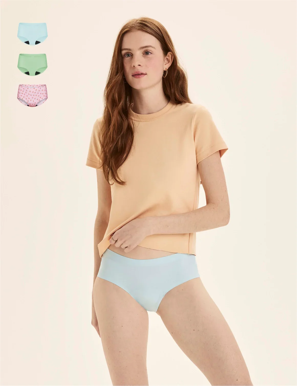 Light Leakproof No-Show Boyshort 3-Pack - Last Call - Image 52