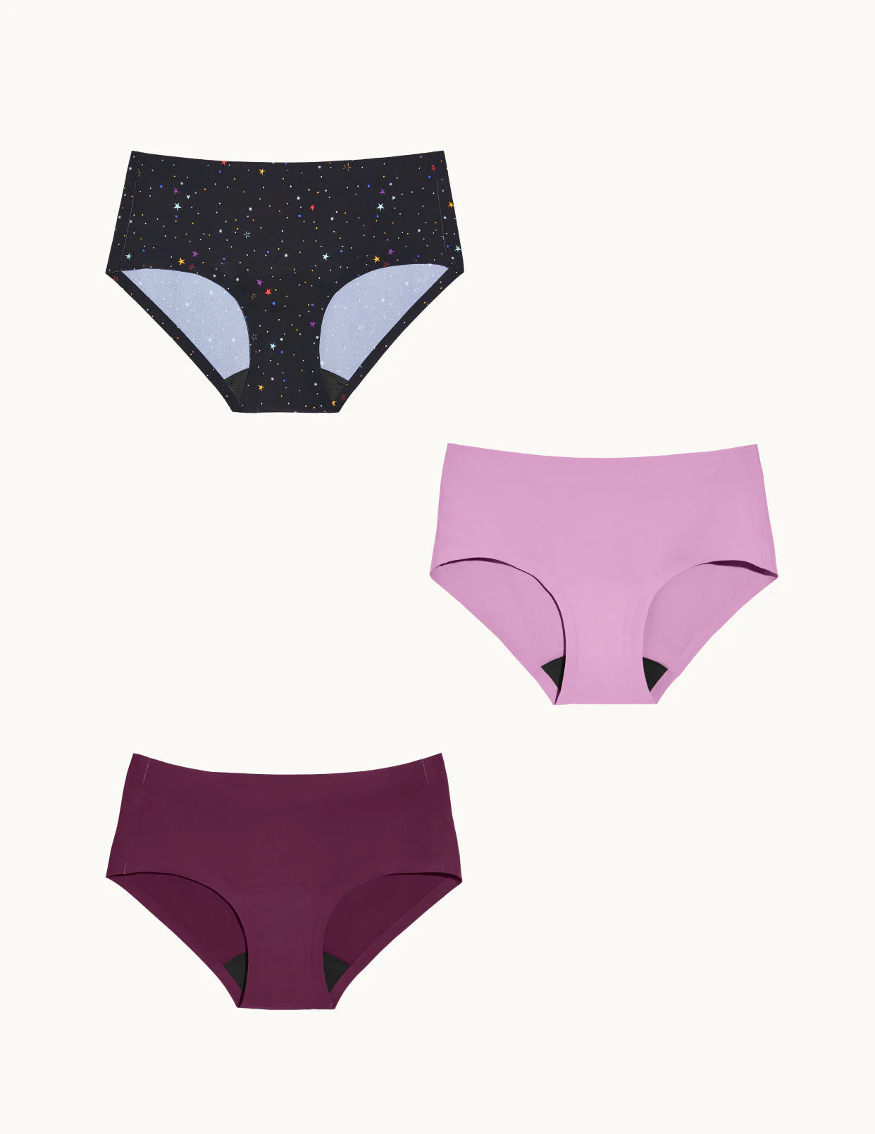 Light Leakproof No-Show Boyshort 3-Pack - Last Call - Image 6