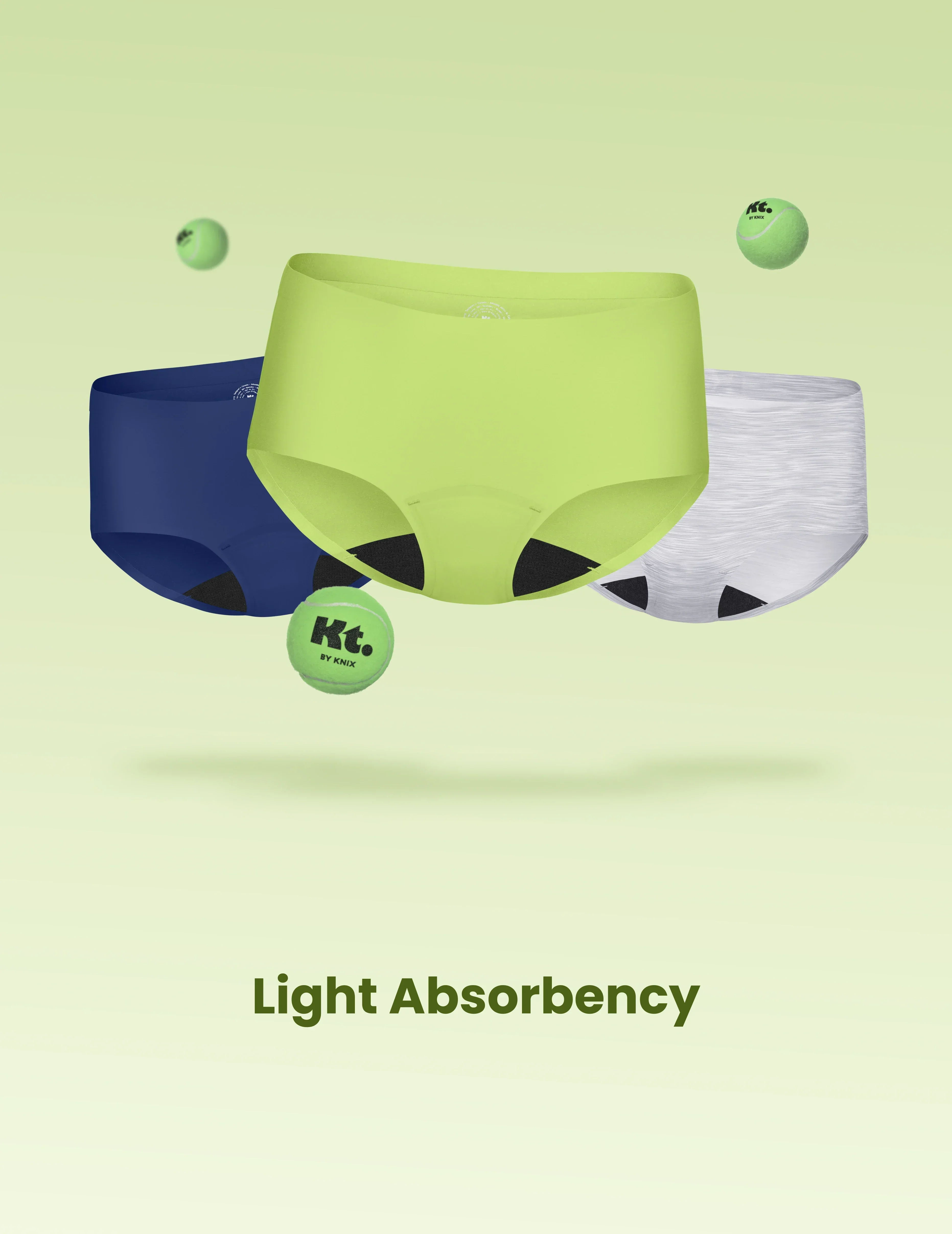 Light Leakproof No-Show Boyshort 3-Pack - Last Call - Image 7