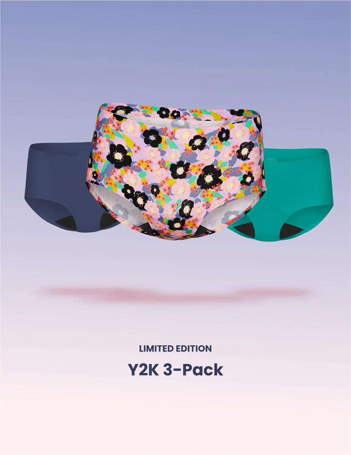 Light Leakproof No-Show Boyshort 3-Pack - Last Call - Image 9