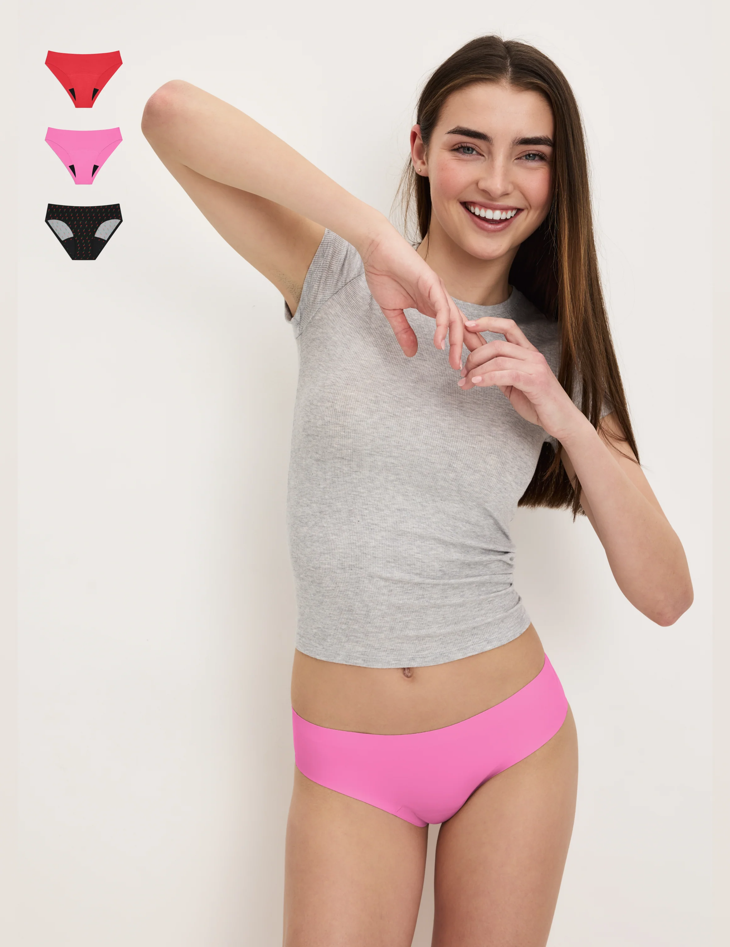 Super Leakproof® No-Show Bikini 3-Pack - Image 12