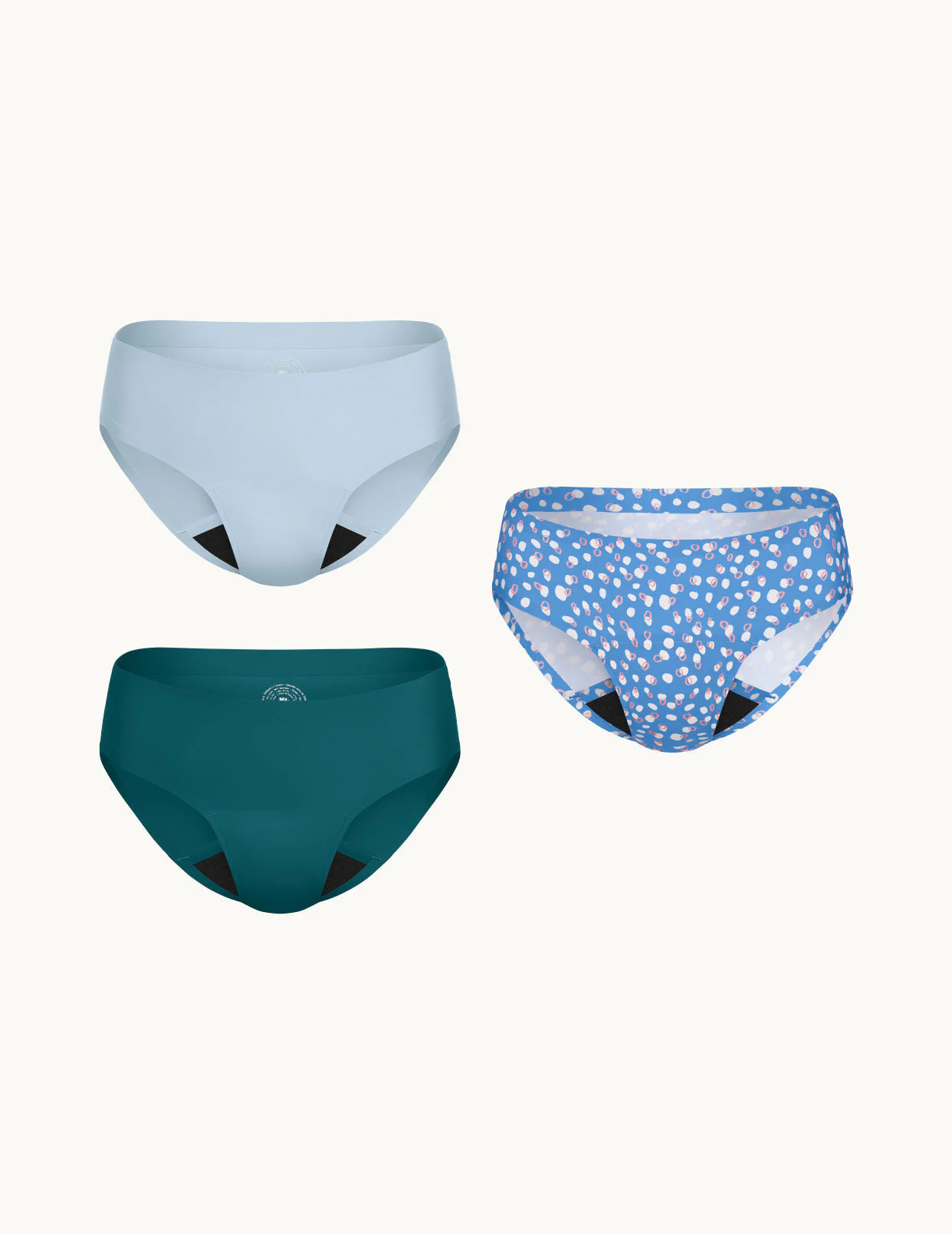 Super Leakproof® No-Show Bikini 3-Pack - Original - Last Call - Image 43