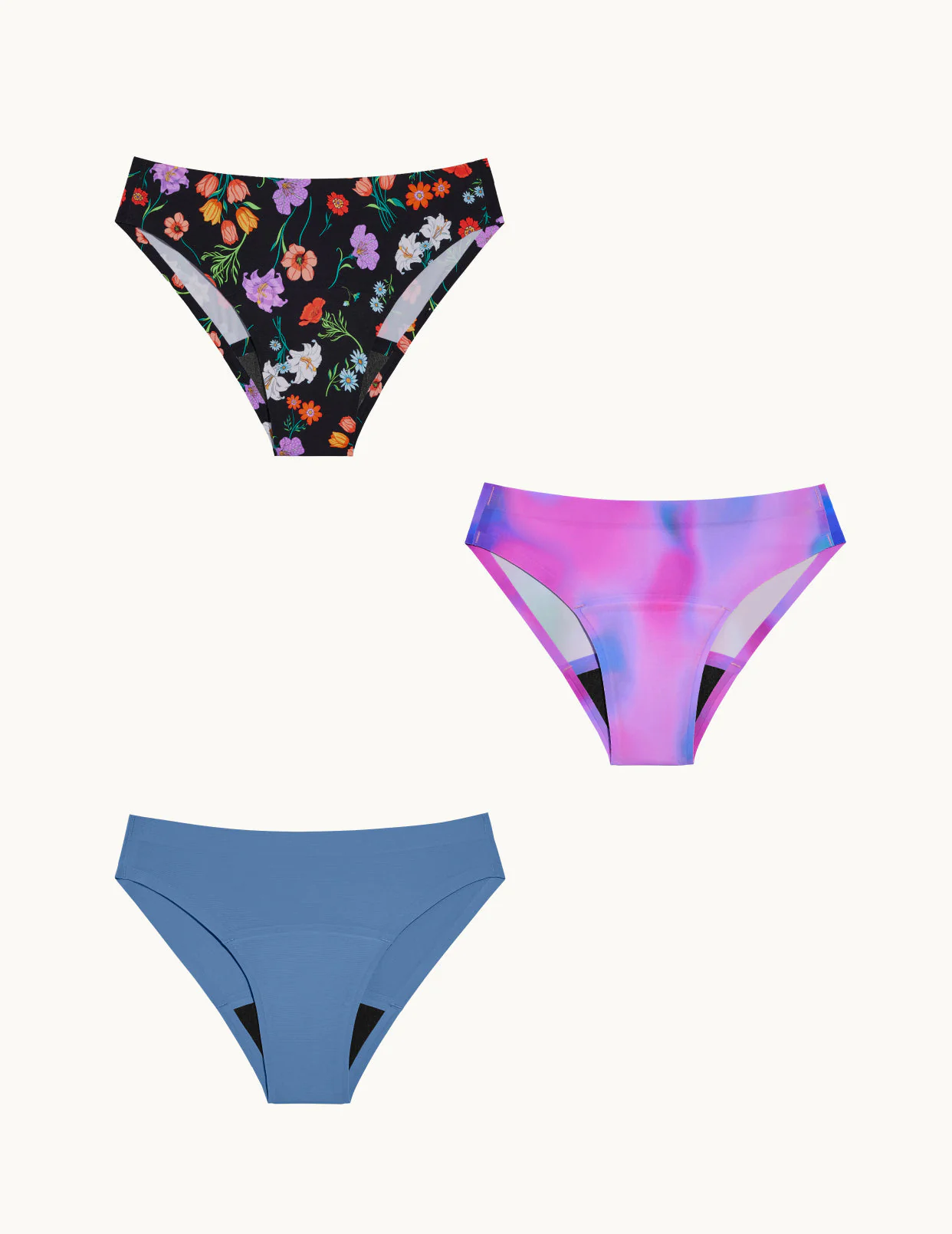 Super Leakproof® No-Show Bikini 3-Pack - Original - Last Call - Image 45