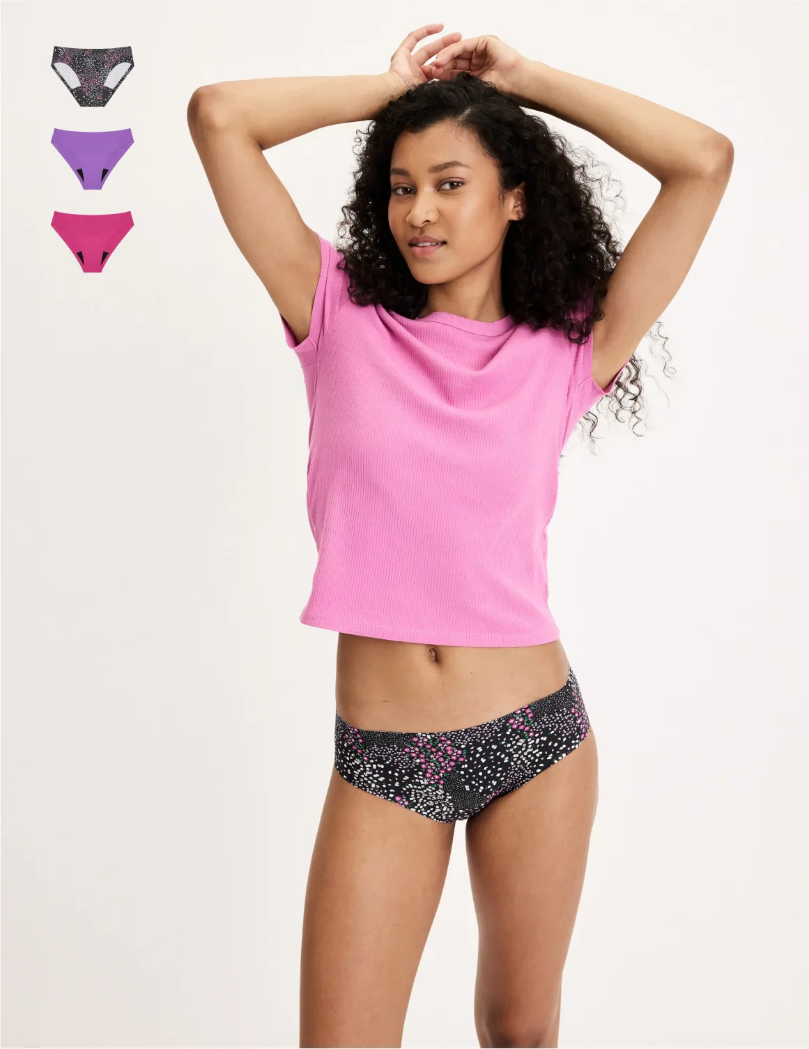 Super Leakproof® No-Show Bikini 3-Pack - Original - Last Call - Image 48