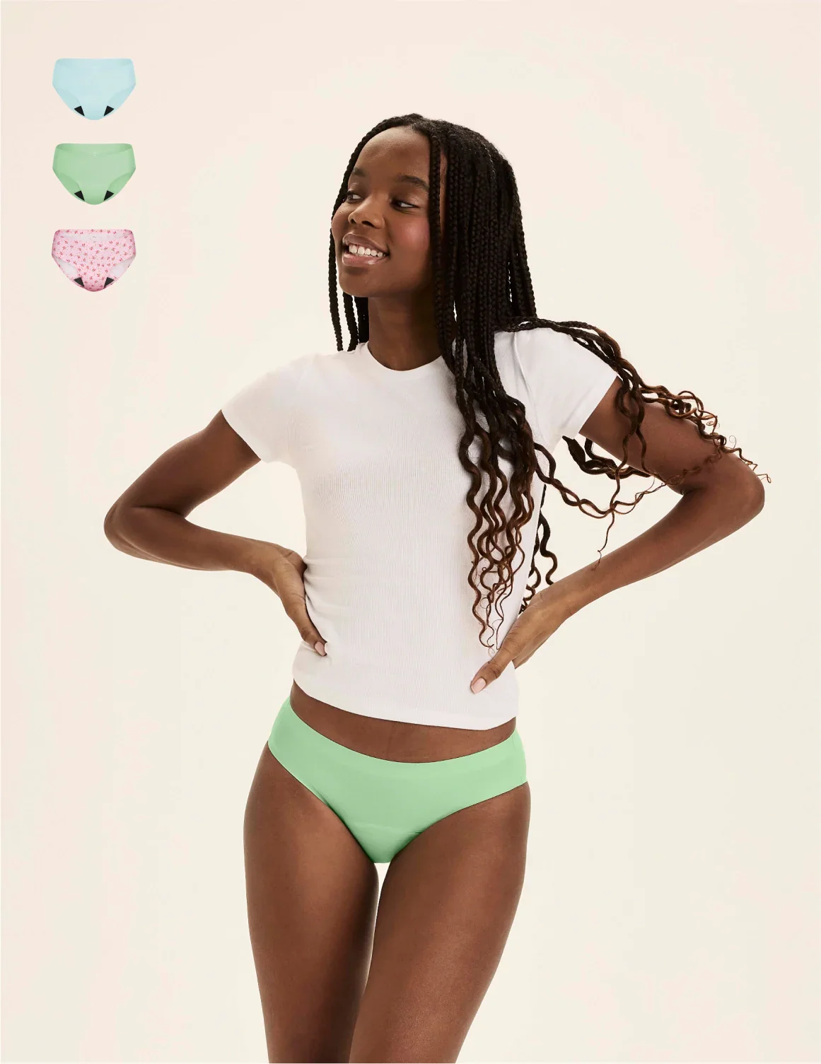 Super Leakproof® No-Show Bikini 3-Pack - Original - Last Call - Image 56