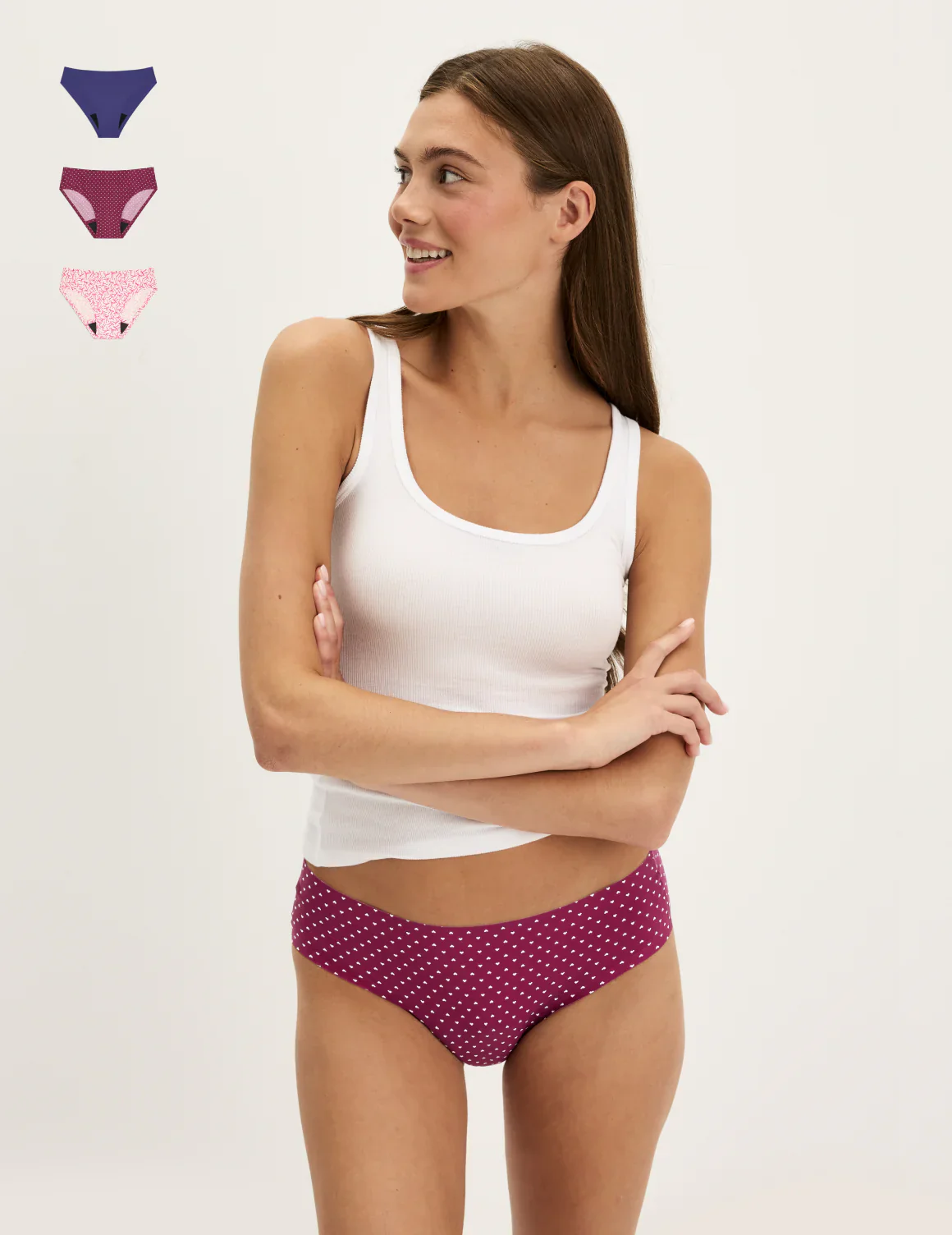 Super Leakproof® No-Show Bikini 3-Pack - Original - Last Call - Image 57