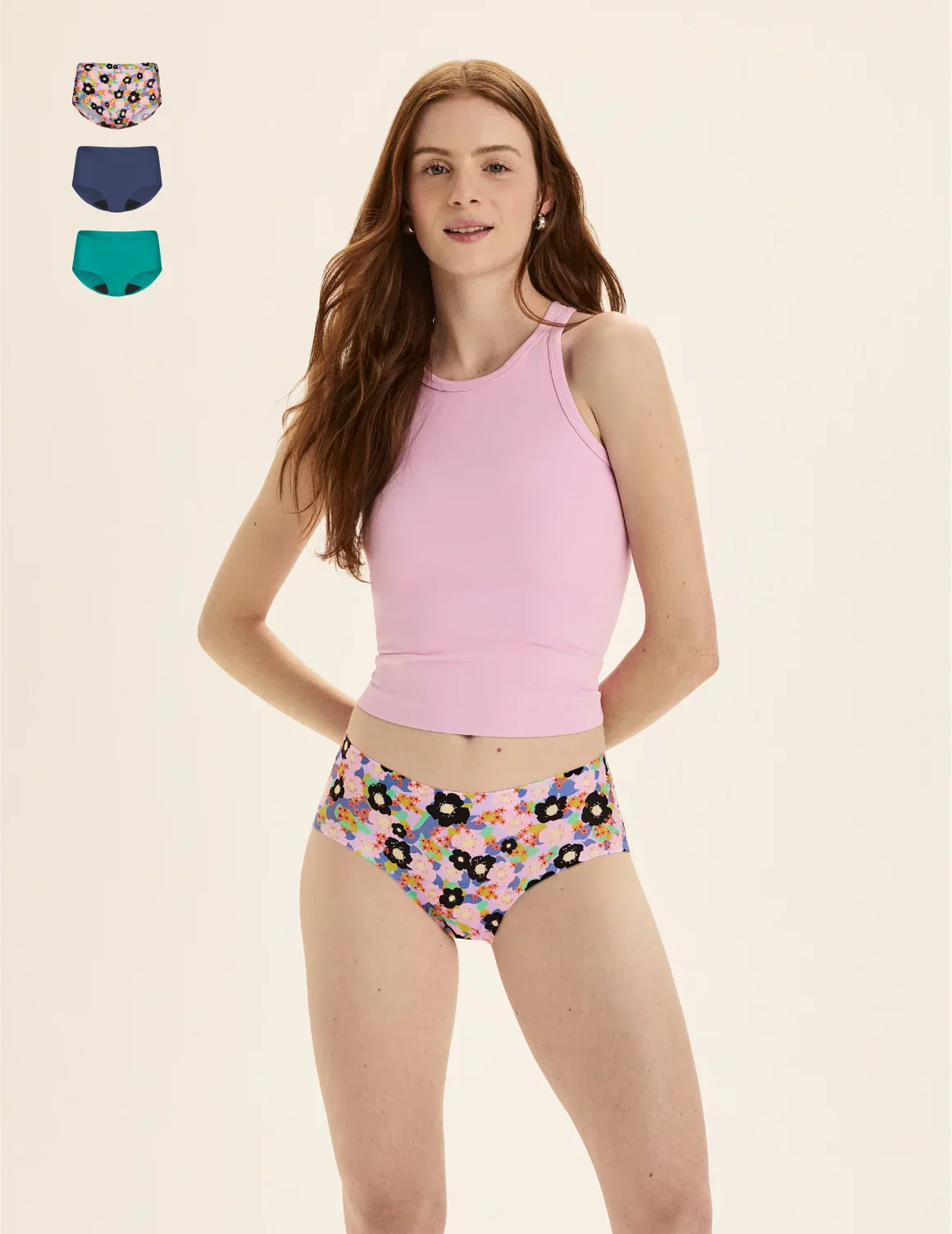 Super Leakproof® No-Show Boyshort 3-Pack - Original - Last Call - Image 15