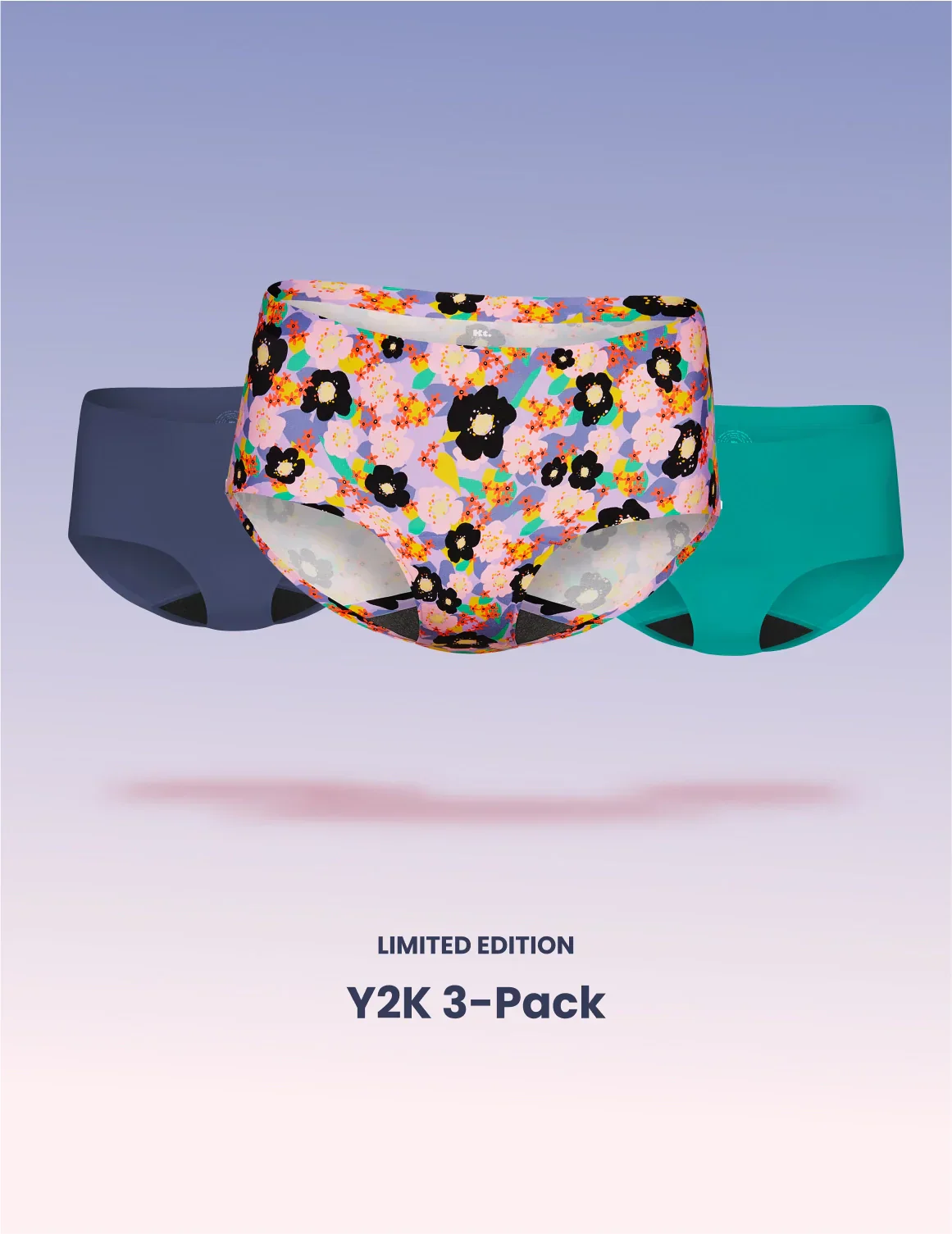 Super Leakproof® No-Show Boyshort 3-Pack - Original - Last Call - Image 21