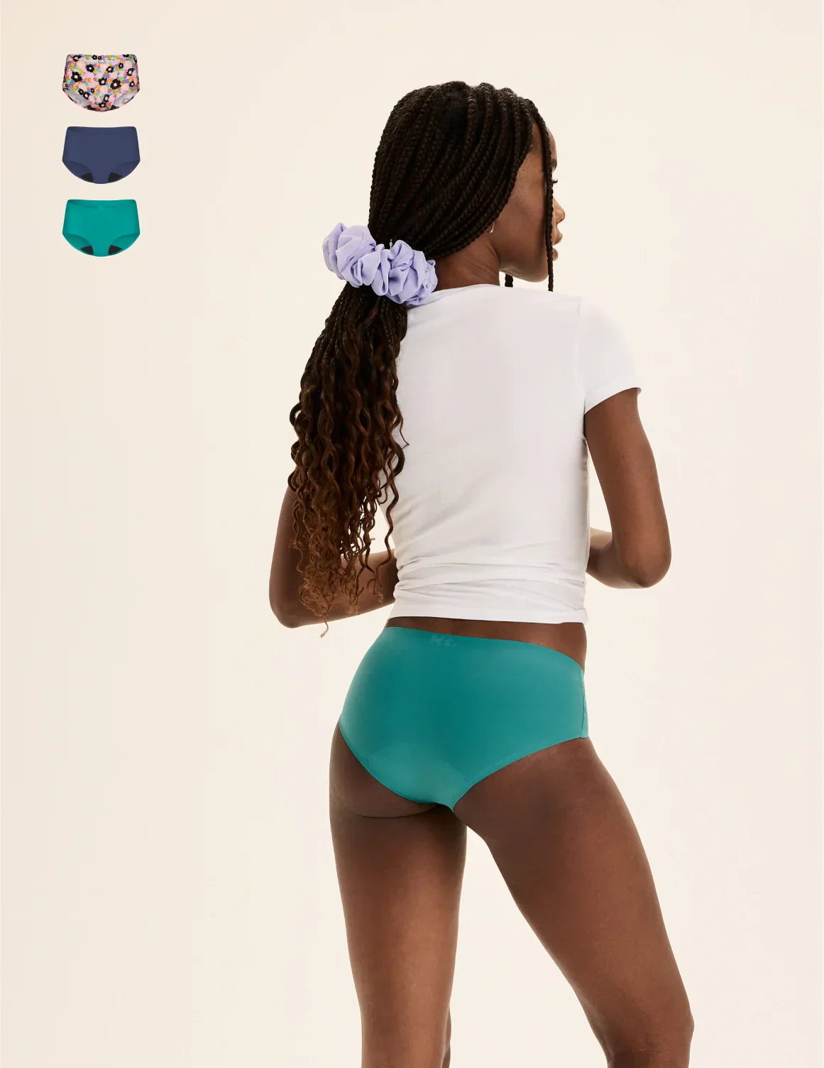 Super Leakproof® No-Show Boyshort 3-Pack - Original - Last Call - Image 32