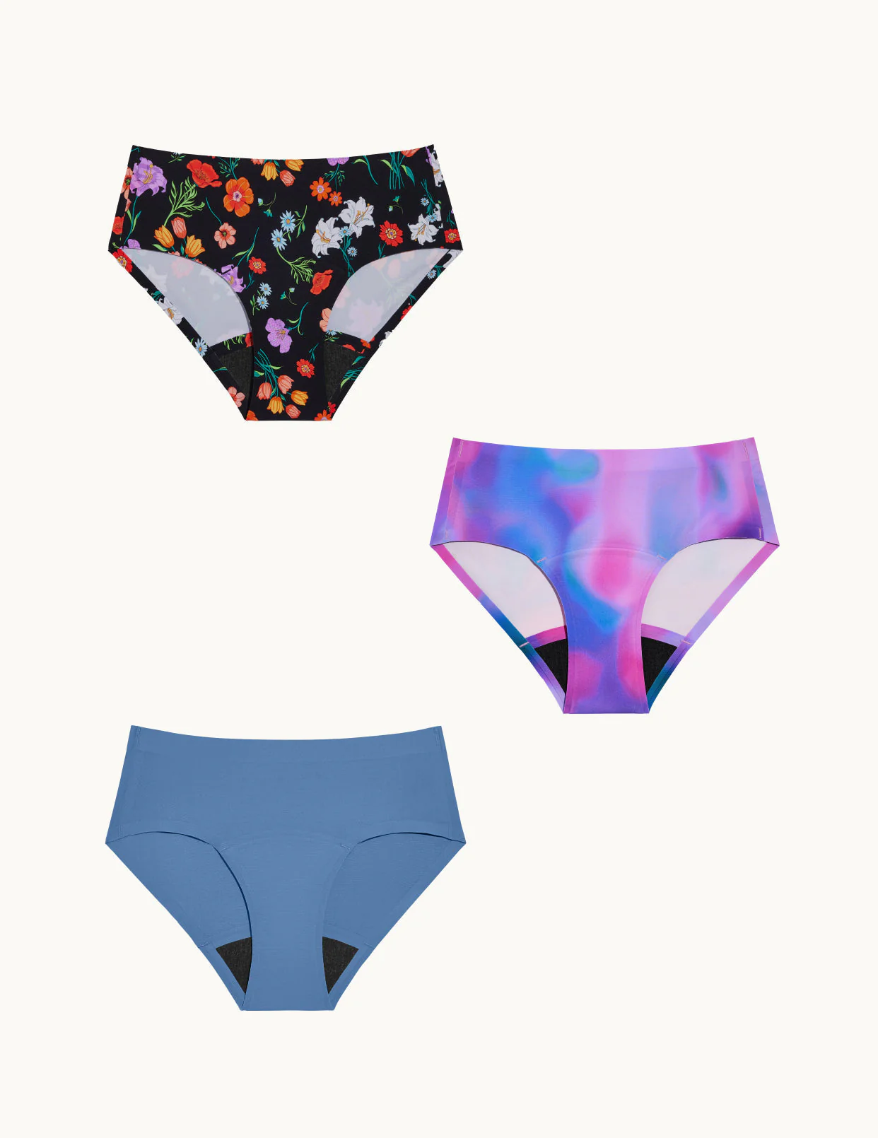 Super Leakproof® No-Show Boyshort 3-Pack - Original - Last Call - Image 40