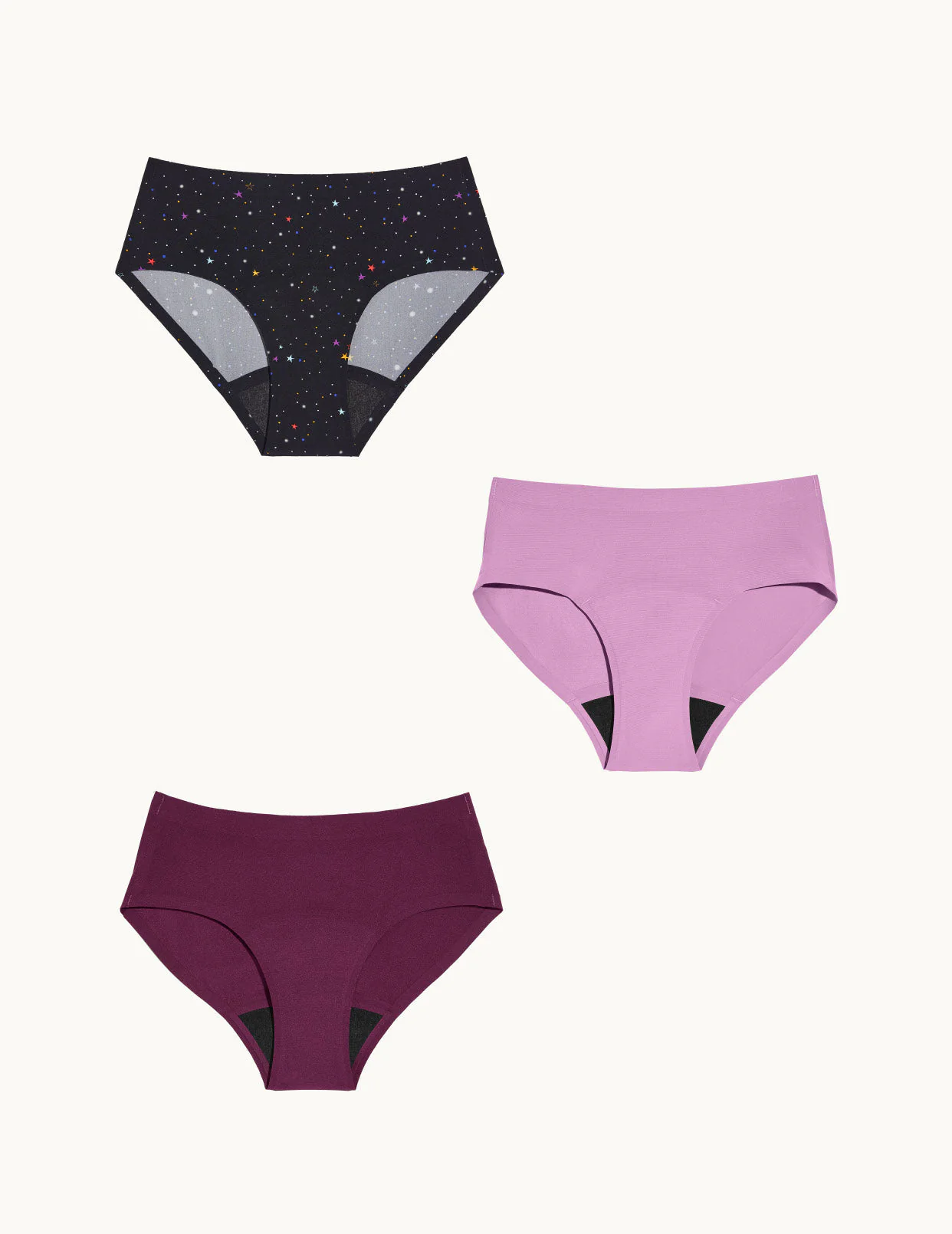 Super Leakproof® No-Show Boyshort 3-Pack - Original - Last Call - Image 42