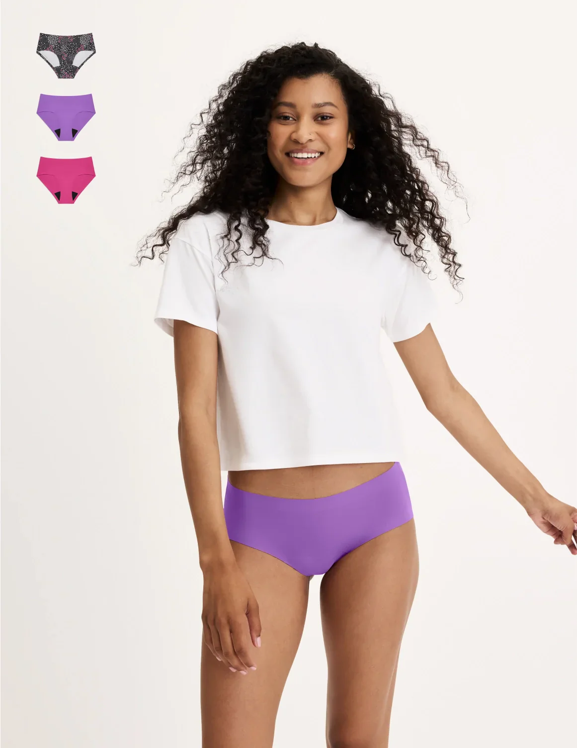 Super Leakproof® No-Show Boyshort 3-Pack - Original - Last Call - Image 44