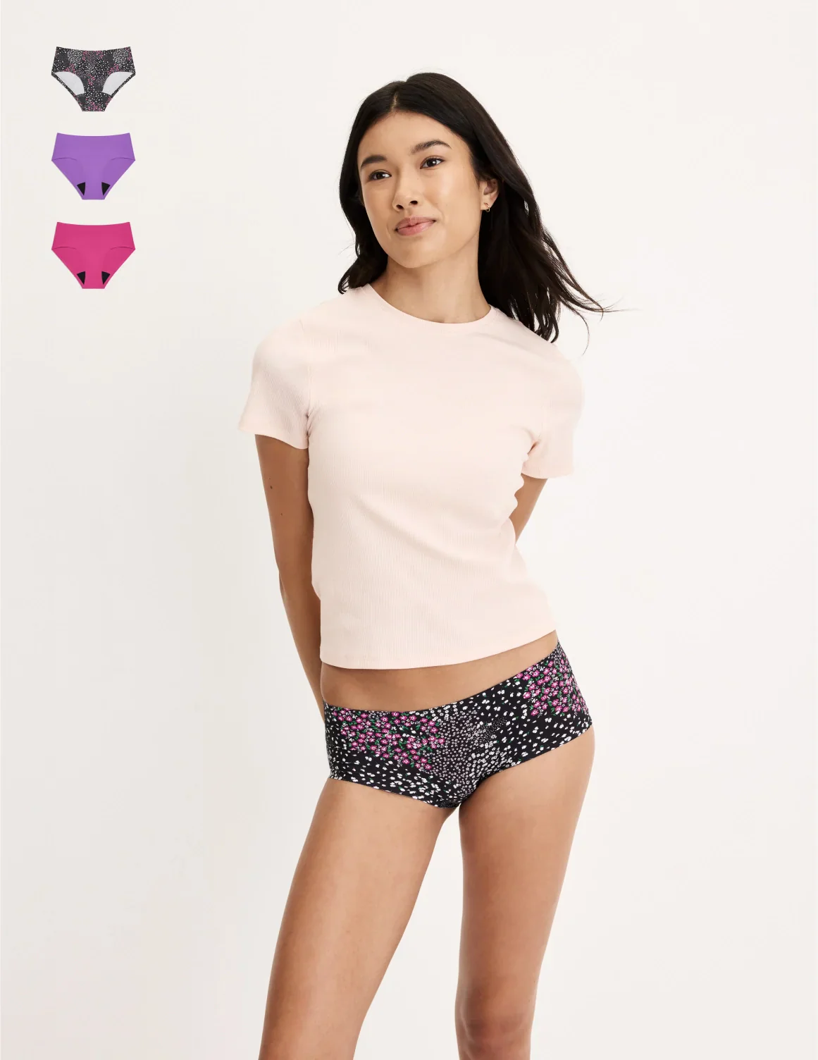 Super Leakproof® No-Show Boyshort 3-Pack - Original - Last Call - Image 45